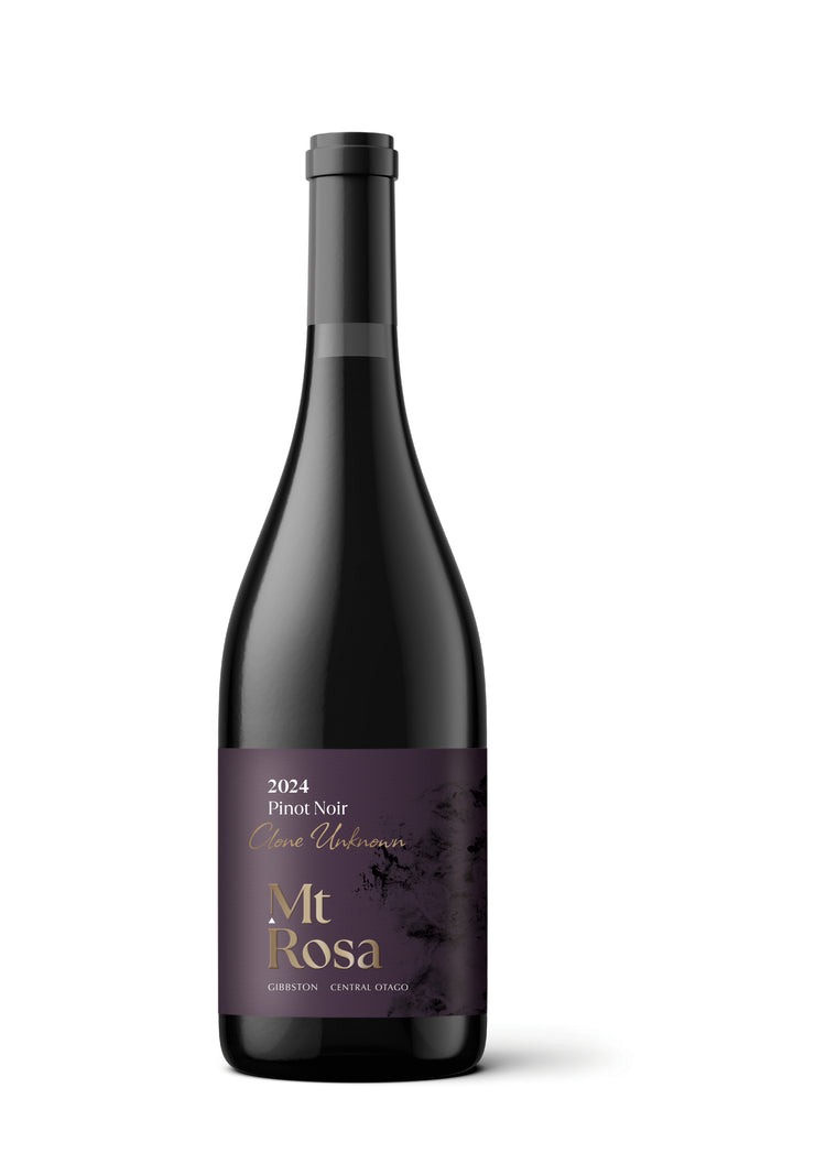 NEW RELEASE: Mt Rosa 2024 Pinot Noir Clone Unknown