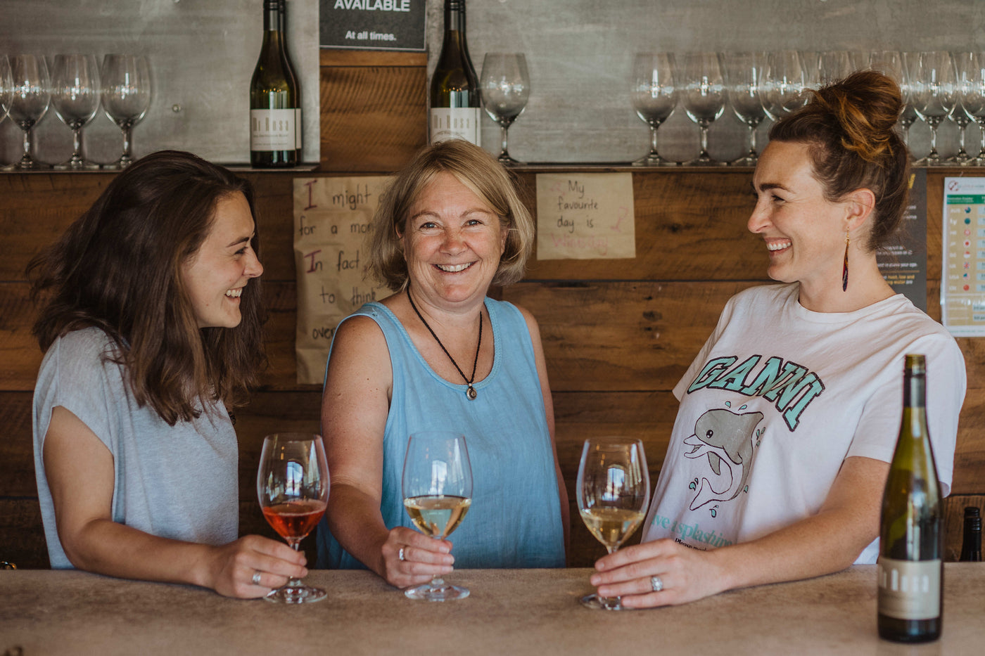 Have fun and share a wine at the Mt Rosa Cellar Door, join the club